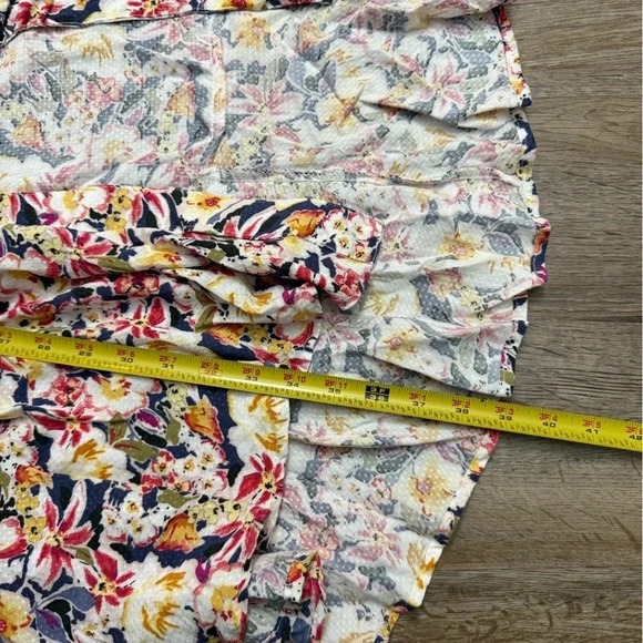 Rose & Rhyme • Floral Front Button Maxi Skirt - Picture 4 of 10